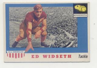 1955 Topps All American #48 Ed Widseth RC