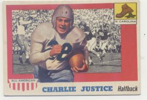 1955 Topps All American #63 Charlie Justice