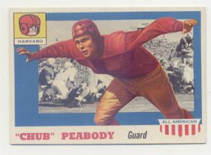 1955 Topps All American #72 Chub Peabody RC