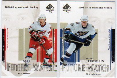 2004-05 SP Authentic #95 Garret Stroshein RC