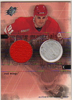 2000-01 SPx Winning Materials #SF Sergei Fedorov