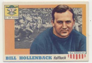 1955 Topps All American #96 Bill Hollenback SP