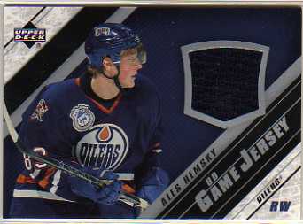 2005-06 Upper Deck Jerseys #JAHE Ales Hemsky