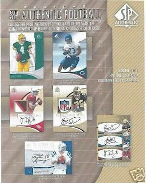 2006 Upper Deck SP Authentic Football Factory Sealed Hobby Box (2 Autographs & 2 #ed Rookies Per Box)     