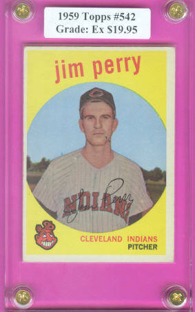 1959 Topps #542 Jim Perry RC