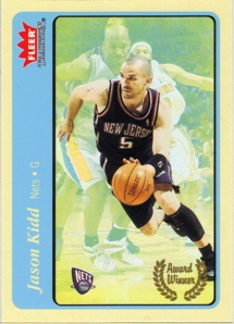 2004-05 Fleer Tradition Blue #211 Jason Kidd AW