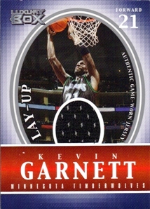 2004-05 Topps Luxury Box Lay-Up Relics #KG Kevin Garnett