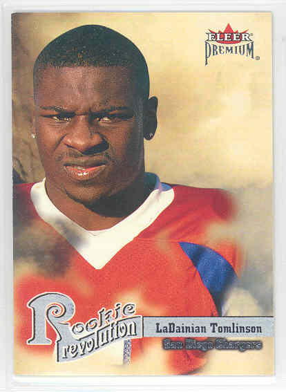 2001 Fleer Premium #5 Rookie Revolution LaDainian Tomlinson Chargers Rookie 