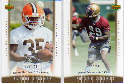 2006 Upper Deck Legends #151 Jerome Harrison RC