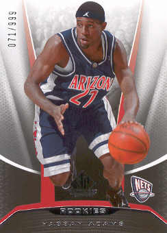 2006-07 SP Game Used #218 Hassan Adams RC