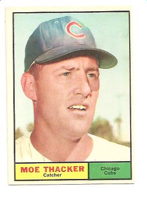 1961 Topps #12 Moe Thacker