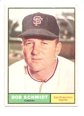 1961 Topps #31 Bob Schmidt