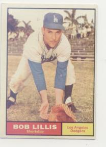 1961 Topps #38 Bob Lillis