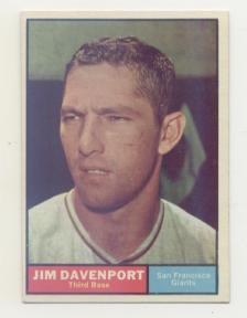 1961 Topps #55 Jim Davenport