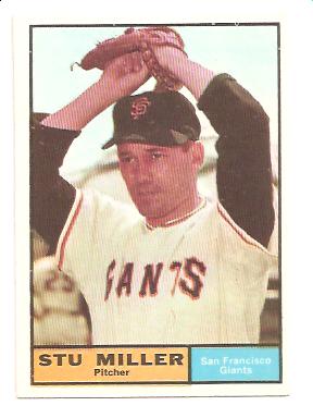 1961 Topps #72 Stu Miller