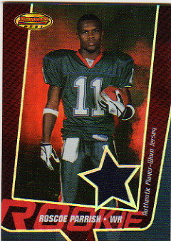 2005 Bowman's Best Red #119 Roscoe Parrish JSY