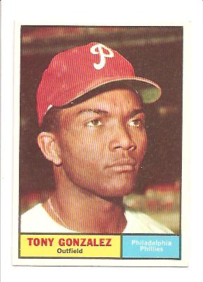 1961 Topps #93 Tony Gonzalez