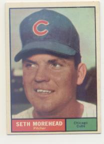1961 Topps #107 Seth Morehead