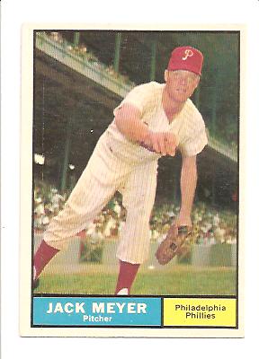 1961 Topps #111 Jack Meyer