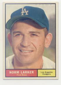 1961 Topps #130 Norm Larker