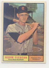 1961 Topps #267 Norm Siebern