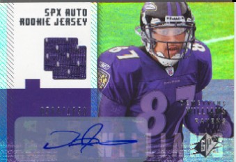 2006 SPx #209 Demetrius Williams JSY AU RC