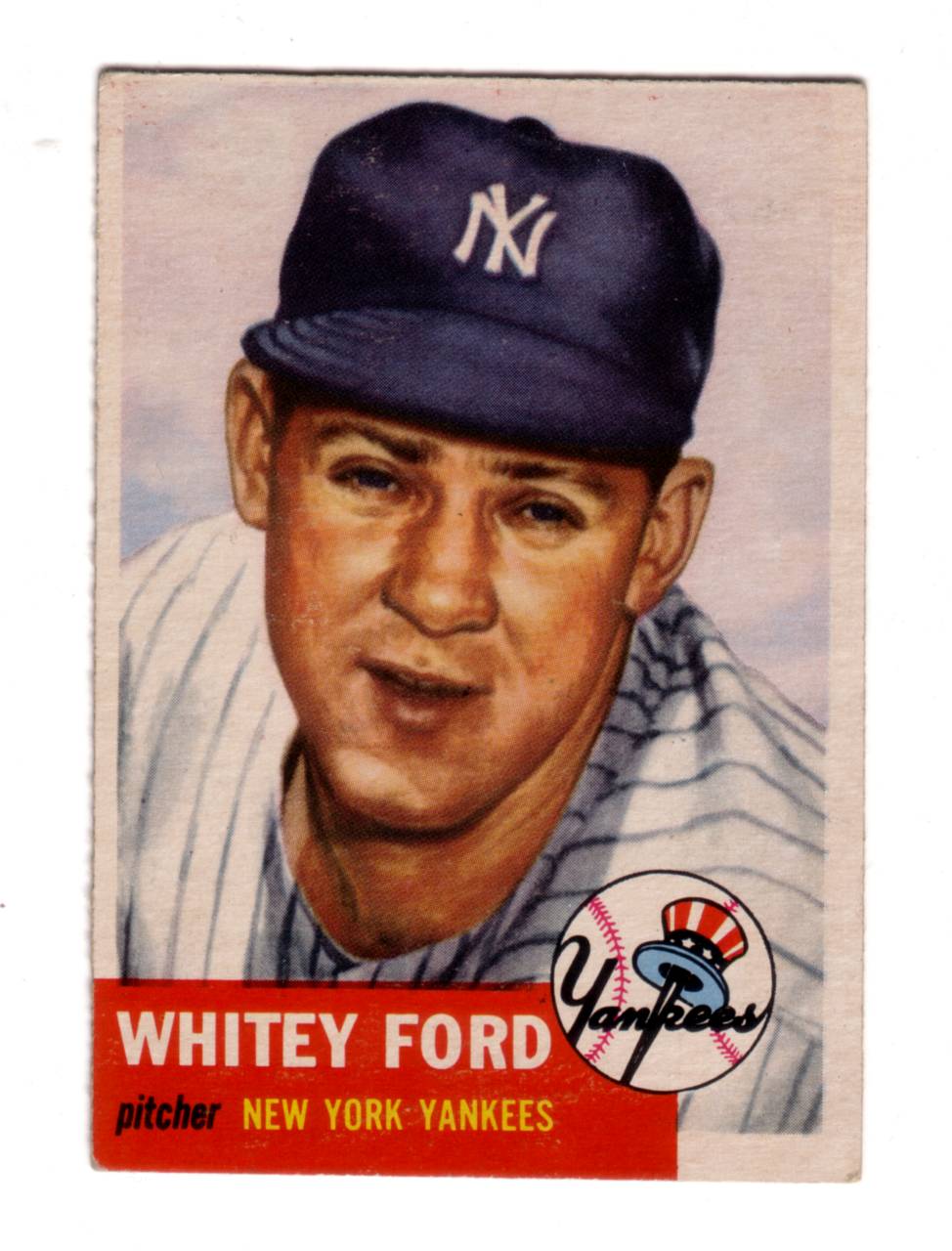 WHITEY FORD 1953 TOPPS #207 ex-mt