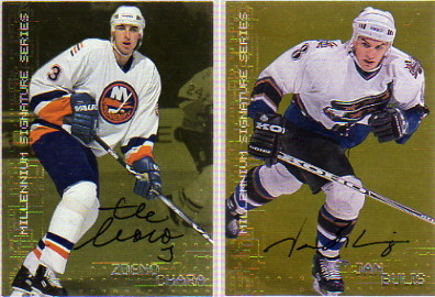 1999-00 BAP Millennium Autographs Gold #250 Jan Bulis
