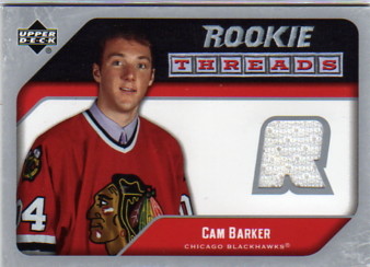 2005-06 Upper Deck Rookie Threads #RTCB Cam Barker