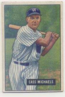 1951 Bowman #132 Cass Michaels