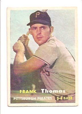 1957 Topps #140 Frank Thomas