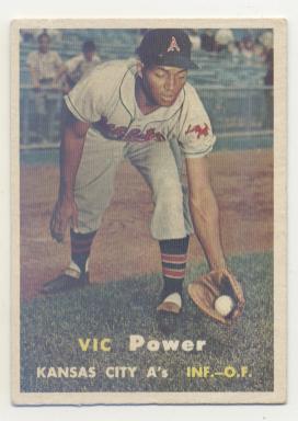 1957 Topps #167 Vic Power
