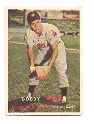1957 Topps #195 Bobby Avila