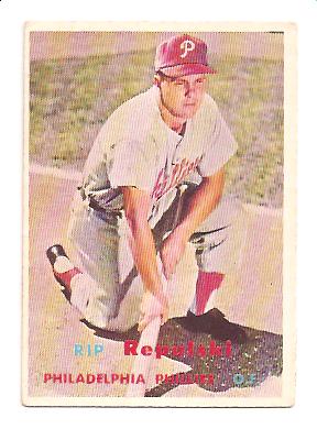 1957 Topps #245 Rip Repulski