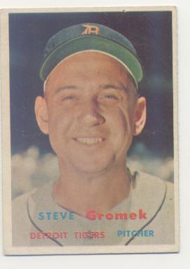 1957 Topps #258 Steve Gromek