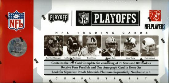 2006 Playoff NFL Playoffs Football Sports Trading Cards Boxed Set (formerly Prime Signatures)