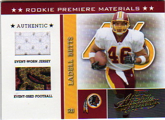 2002 Absolute Memorabilia #201 Ladell Betts RPM RC
