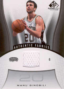 2006-07 SP Game Used #186 Manu Ginobili JSY