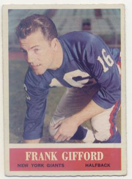 1964 Philadelphia #117 Frank Gifford