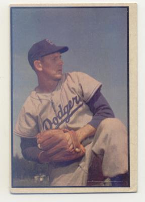 1953 Bowman Color #129 Russ Meyer