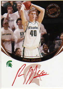 2006 Press Pass Autographs #45 Paul Davis