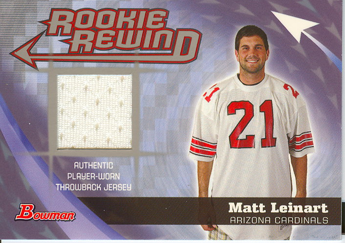 2006 Bowman Rookie Rewind Jerseys #BRRML Matt Leinart B