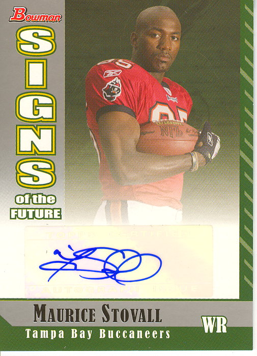 2006 Bowman Signs of the Future #SFMS Maurice Stovall F