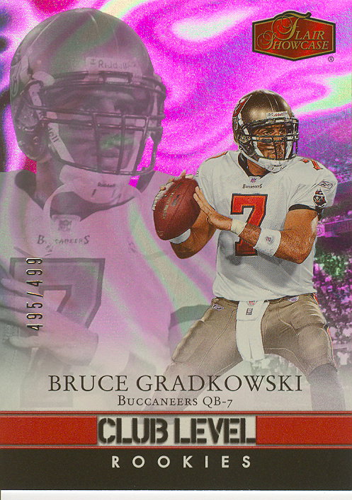 2006 Flair Showcase #183 Bruce Gradkowski RC