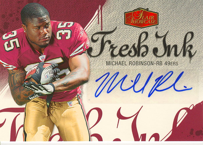 2006 Flair Showcase Fresh Ink #FIMR Michael Robinson