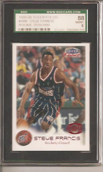 1999-00 Fleer Focus #109 Steve Francis RC