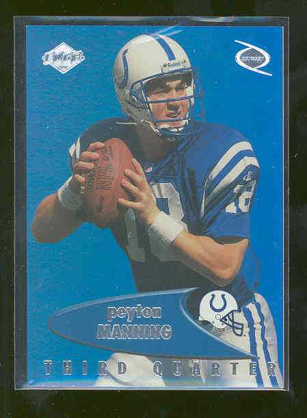 1999 Edge Odyssey Third Quarter #PM Peyton Manning Colts Nice Mint Card