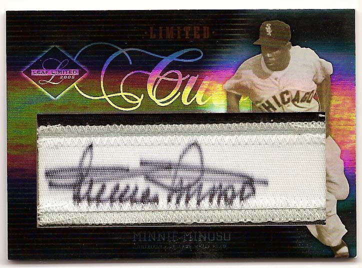 2005 Leaf Limited Cuts Silver #29 Minnie Minoso/25