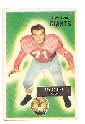 1955 Bowman #41 Ray Collins RC