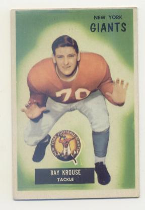 1955 Bowman #51 Ray Krouse RC